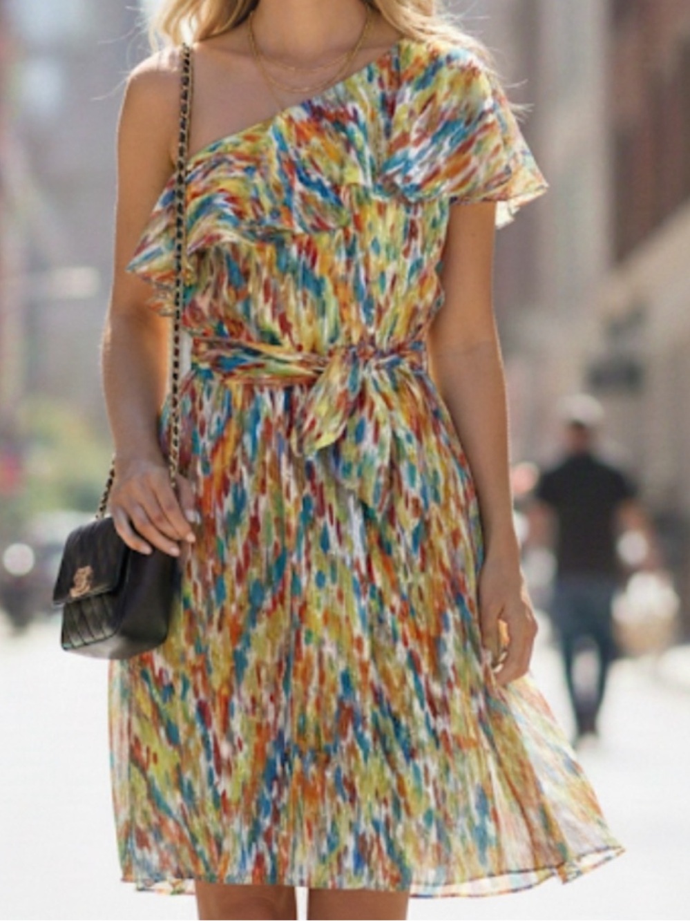 LAUNDRY $158 • size 4 • one shoulder dress